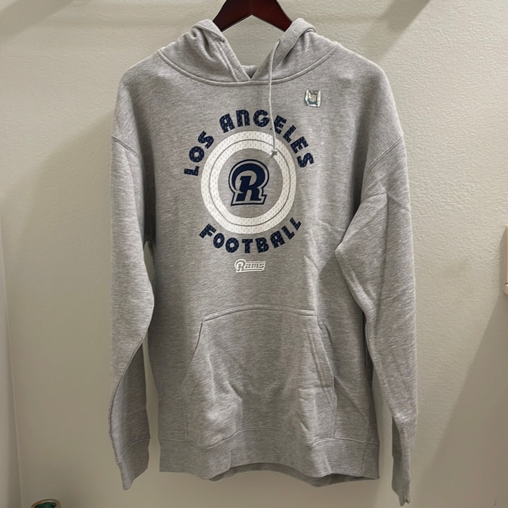 New Mens LA Rams Hoodie Sz. Lg